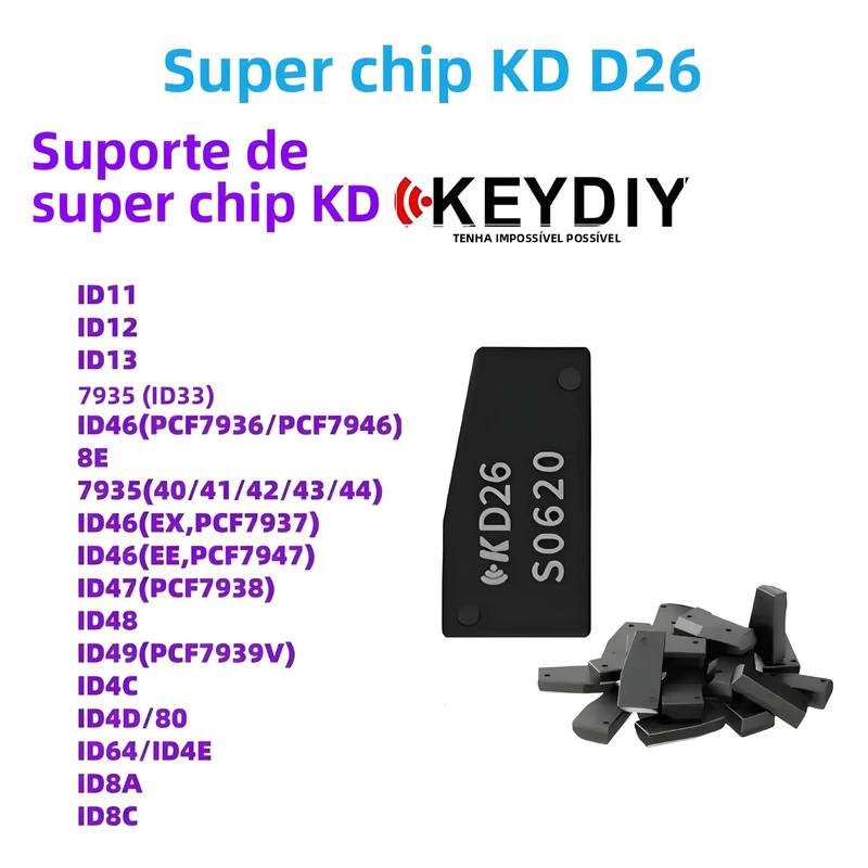 Chip Super KEYDIY D26 7935 ID33 ID46 ID8E ID8A ID8C 96 Bits